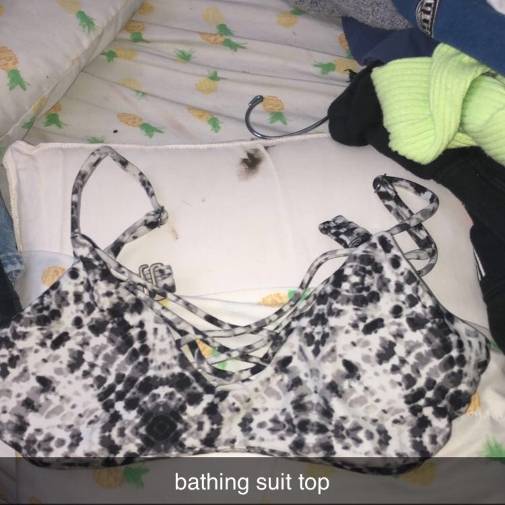 Tie dye bikini top